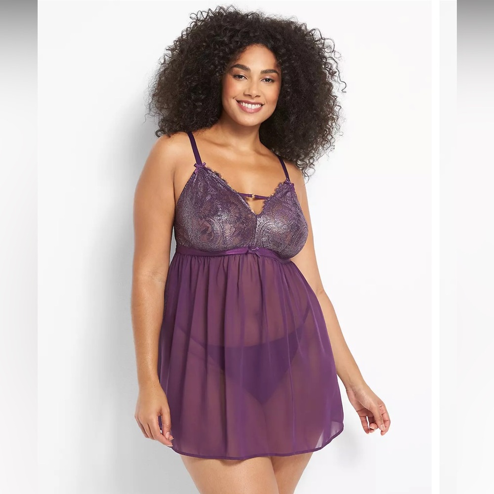 Cacique Deep Purple Lingerie